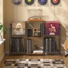 MOEPISY Record Player Stand with Vinyl Storage, Record Storage for 350+ Albums, Tuntable Stand with Record Holder - 4 of 4