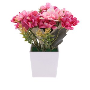 Unique Bargains Artificial Plants Autumn Cherry Blossoms Plastic 2.95"x2.95"x7.87" 1 Pcs - 1 of 4