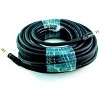 Monoprice Premier Series 1/4 Inch (TRS) Male to Male Cable Cord - 50 Feet - Black | 16AWG (Gold Plated) - 2 of 4
