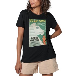 Women's Star Trek Tos Episode 20 Loose T-Shirt Black - 1 of 4