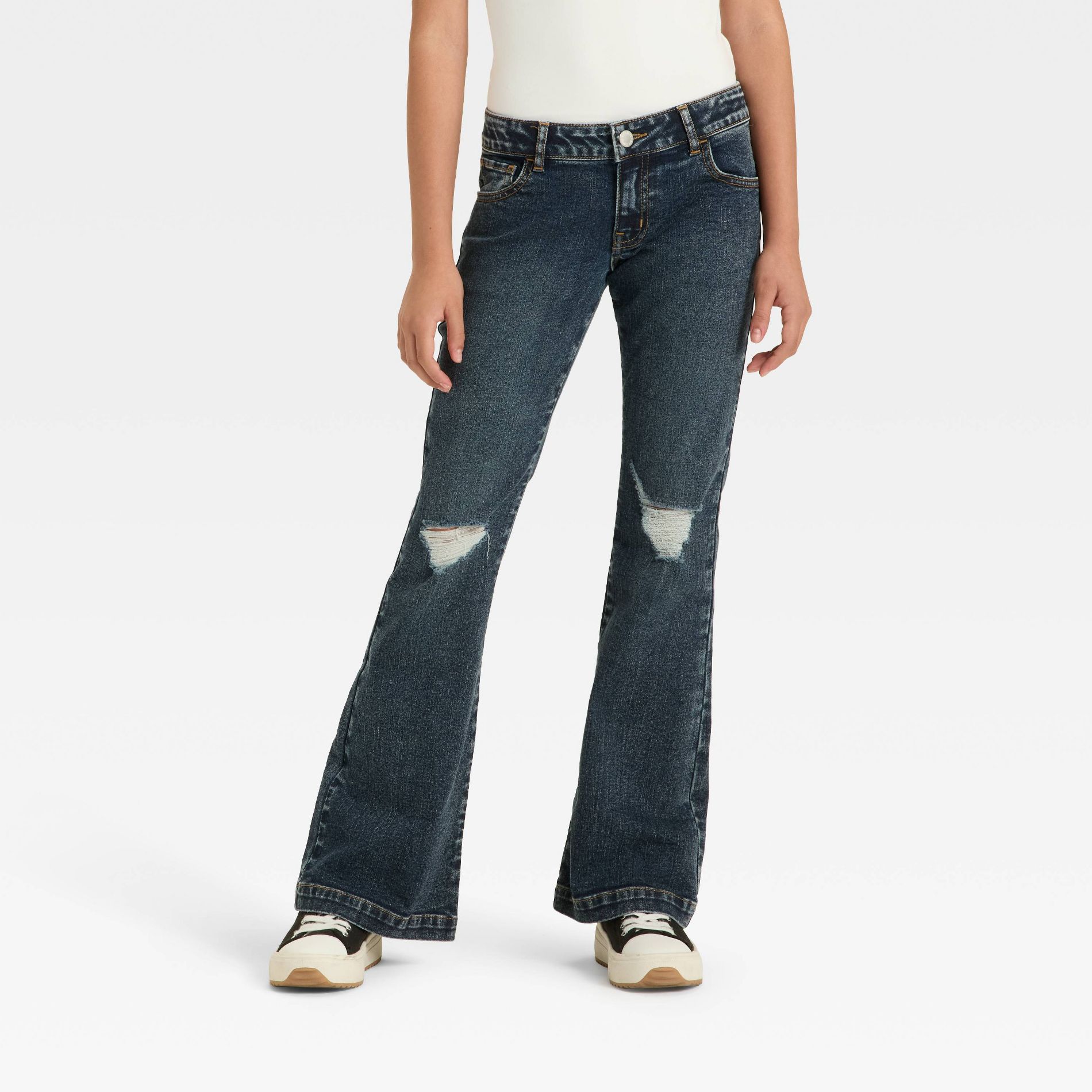 Girls' Low-Rise Flare Jeans - art class™