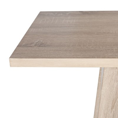 Manny 59'' Brown Oak Rectangular Console Table