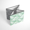 Bacati - Clouds in the City Mint//Gray Storage Box Small - 2 of 4