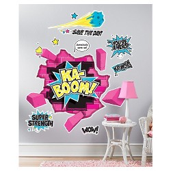 Pocoyo Movie Smashed 3D Wall Decal Sticker Decor Vinyl Kids Poster Nickelodeon 