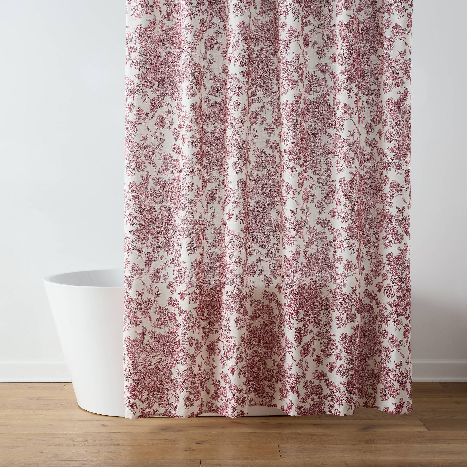 Toile Christmas Shower Curtain - Threshold™