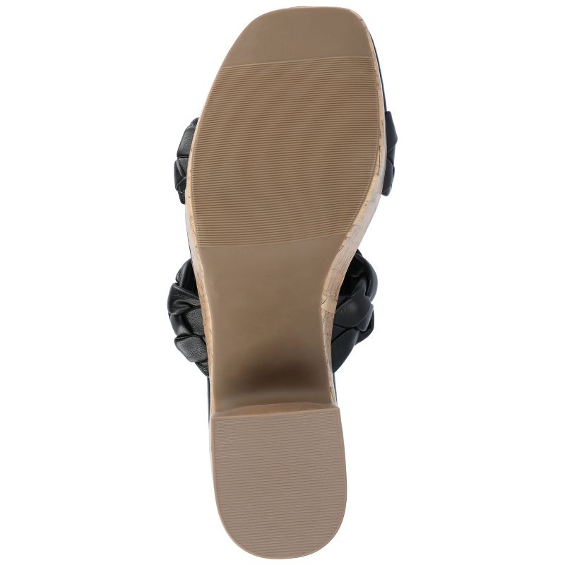 Journee Collection Womens Kyaa Tru Comfort Foam Braided Strap Platform Sandals, 6 of 11