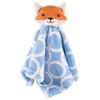 Hudson Baby Infant Boy Plush Blanket with Security Blanket, Blue Fox, One Size - 3 of 3