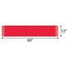 Big Dot of Happiness Red Confetti Stars - Petite Simple Party Paper Table Runner - 12 x 60 inches - 3 of 4