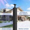 36"H Black Cable Railing Level Post Mount - 2 of 3