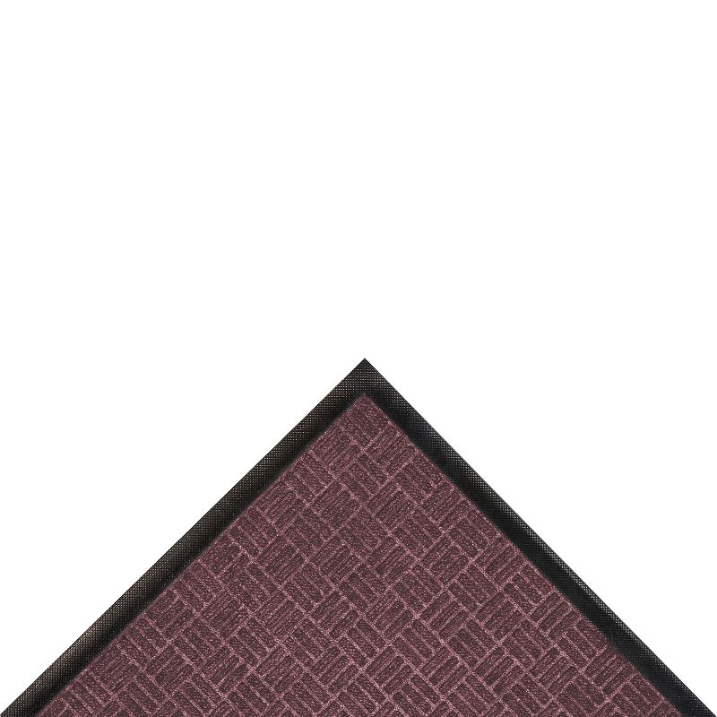 2&#39;x3&#39; Solid Doormat Burgundy/Black - HomeTrax, 3 of 6