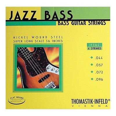 Thomastik JF364 Flatwound Super Long Scale 4-String Jazz Bass Strings