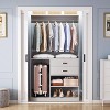 Aheaplus 40'' Freestanding Closet Organizer System with Hanging Rods, Drawers, Storage Shelves - 3 of 4