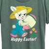 Women's - Instant Message - Vintage Happy Easter Short Sleeve Graphic T-Shirt - 2 of 4