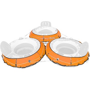 Bradley 3 Pack Heavy Duty River Tube Cover Only; Made in USA; Compatible with Intex River Run & 53" River Tubes - 1 of 4