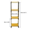 Kumasinova 4-Tier Storage Shelves,Heavy Duty Stainless steel Storage Shelving Unit for Kitchen,Living Room,Bedroom,Office,Outdoor,Modular Rack - 2 of 4