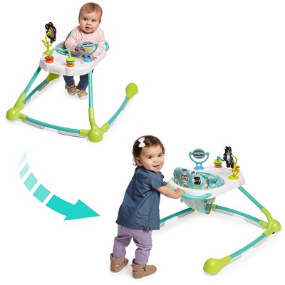 Photo 1 of Kolcraft - Tiny Steps Too - 2-in-1 Infant & Baby Activity Walker - Seated or Walk-Behind - Forest Friends
