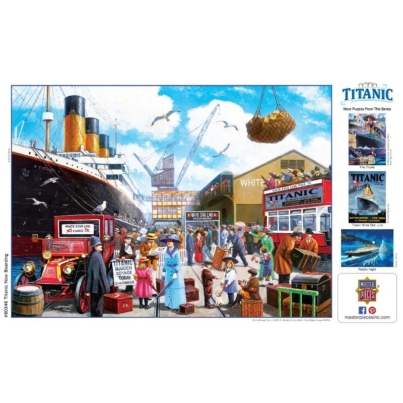 MasterPieces 1000 Piece Jigsaw Puzzle - Titanic Boarding - 19.25"x26.75", 5 of 8