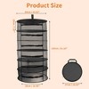 Unique Bargains Mesh Hanging Herb Drying Rack Foldable for Vegetable Plant - 2 of 4