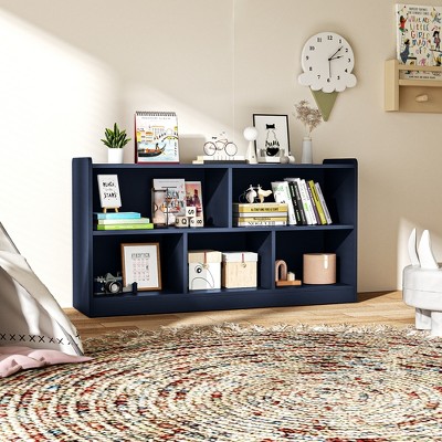 TinyHomie Wooden Children's Storage Cabinet with Open Compartment