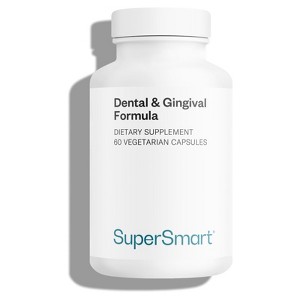 SuperSmart Dental & Gingival Formula (Patented) - Oral Care Supplement - with TEES-10 | Non-GMO & Vegan - 60 Vegetarian Capsules - 1 of 1