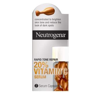 Neutrogena Rapid Tone Repair Vitamin C Face Serum Capsules - 7ct