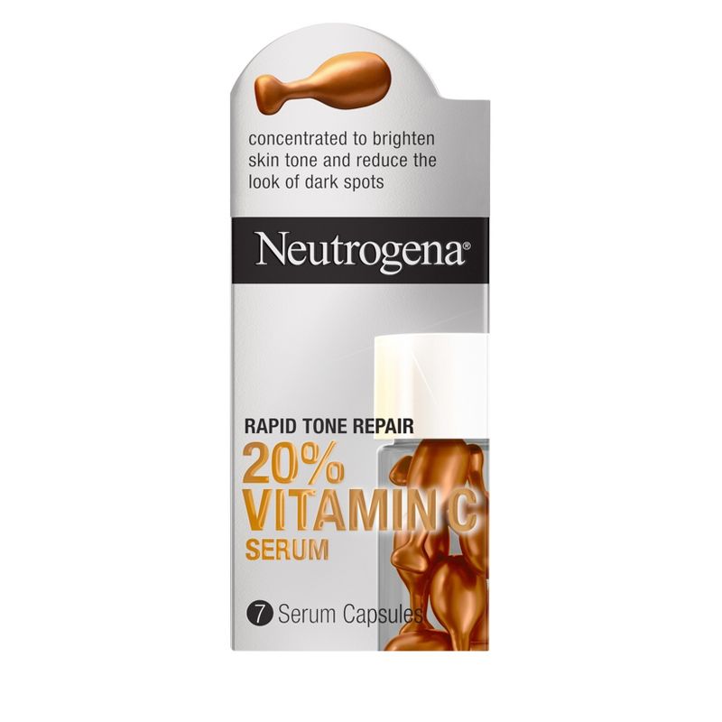 Neutrogena Rapid Tone Repair Vitamin C Face Serum Capsules - 7ct, 1 of 11