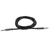 Monoprice Audio Cable - 3 Feet - Black | 3.5mm Stereo Male to 3.5mm Stereo Male Gold Plated Cable for Mobile - 2 of 4