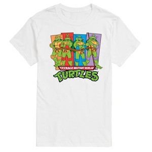 Men's - Teenage Mutant Ninja Turtles - TMNT Group Short Sleeve Graphic T-Shirt - 1 of 4