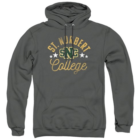 St. Norbert College Official Green Knights Adult Pull-Over Hoodie, Black - image 1 of 4