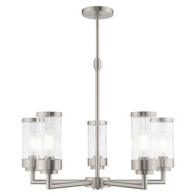 Livex Lighting Hillcrest 5 - Light Chandelier in  Brushed Nickel