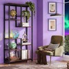 Gulches 8-Shelf Bookshelf, Industrial Open Bookcase Storage Display Rack for Bedroom - 3 of 4