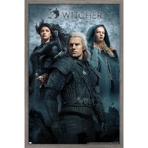 Trends International Netflix The Witcher - Key Art Framed Wall Poster Prints - 1 of 4