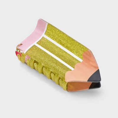 Teacher Pencil Claw Hair Clip - Yellow