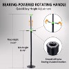 HANPURE Under Hoist Support Stand 3/4 Ton 1650Lbs Capacity Jack Stand Lifting from 52 1/2 to 74 7/8 Inch - 4 of 4