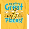 Men's - Dr. Seuss - I'm Off To Great Places Short Sleeve Graphic T-Shirt - 2 of 4