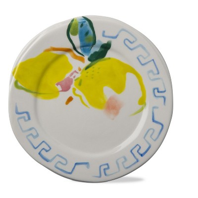 tagltd Dolce Vita Lemons Appetizer Plate Dinnerware Serving Plates