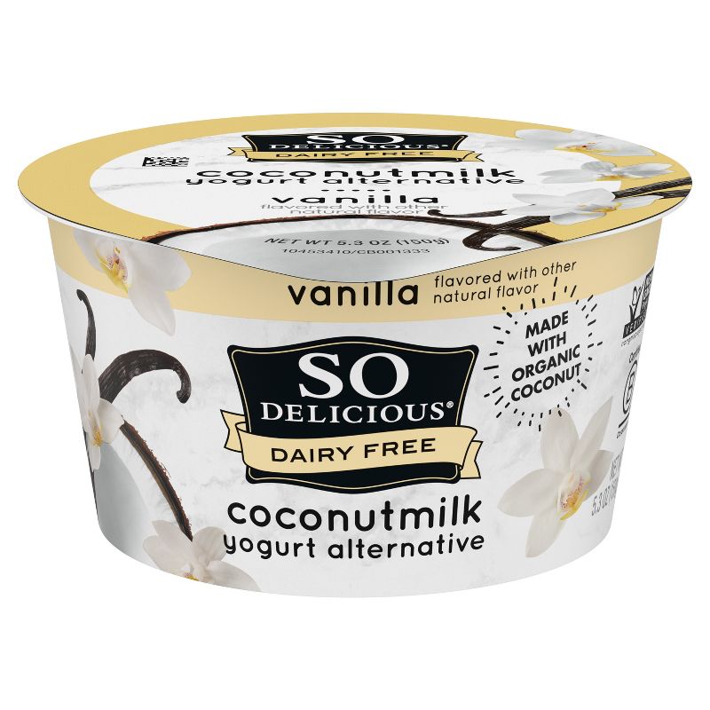 So Delicious Dairy Free Vanilla Coconut Milk Yogurt - 5.3oz Cup, 1 of 10