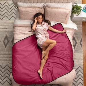 Avana Waterproof Throw Blanket | Protector for People and Pets | Leak Proof Moisture Barrier - Micro-Velvet - 1 of 4