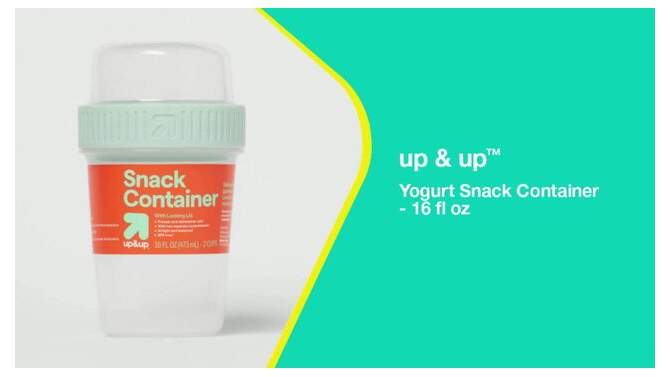 Yogurt Snack Container - 16 fl oz - up &#38; up&#8482;, 2 of 5, play video