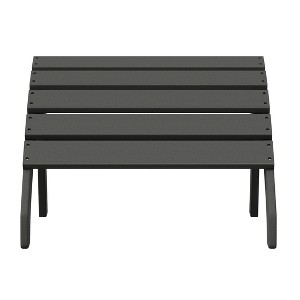 WestinTrends Dylan Outdoor Patio HDPE Adirondack Ottoman Footrest - 1 of 4