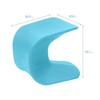 ECR4Kids Wave Seat, 14in - 15.1in Seat Height, Perch Stool, 2-Pack - 2 of 4