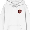 Lone Star Armadillo With Beer Long Sleeve White Adult Hooded Sweatshirt - 2 of 4
