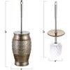 Creative Scents Silver Dublin Toilet Brush With Holder - image 4 of 4