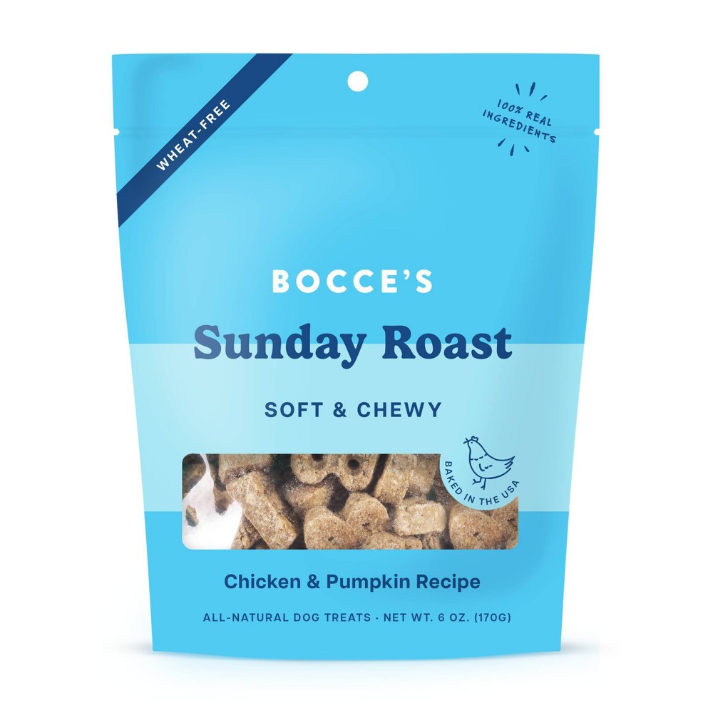 Photos - Dog Food Bocce's Bakery Sunday Roast Soft and Chewy with Chicken and Pumpkin Flavor