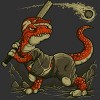 Boy's Design By Humans Fight The Asteroid By LetterQ T-Shirt - 2 of 3