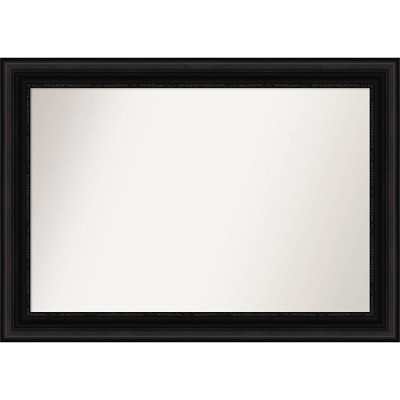 Frame My Mirror Add A Frame - Black 36 x 42 Mirror Frame Kit- Ideal for  Bathroom, Wall Decor, Bedroom and Livingroom - Moisture Resistant 