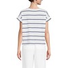 Lands' End Women's Short Sleeve Slub Boxy Crew T-Shirt - 2 of 4