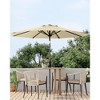 Garvee 9FT Patio Umbrella Outdoor with Push Button Tilt and Crank, 8 Sturdy Ribs UV Protection Waterproof for Garden, Pool - 2 of 4