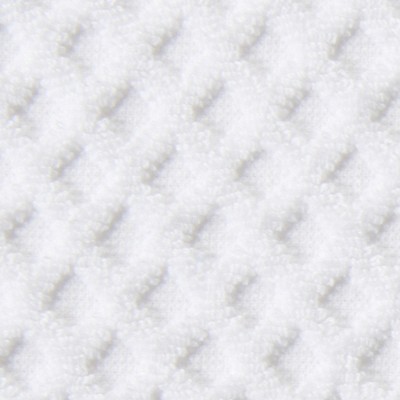 Optic White Cotton Textured 6-Piece Washcloth Set for Kids