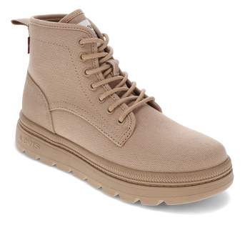 Levi's Womens Hayley Heavy Canvas Casual Lace Up Platform Boot